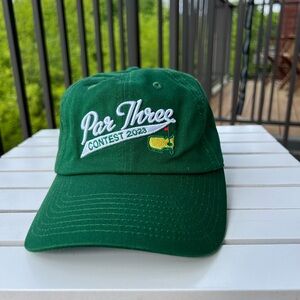 NWT OFFICIAL MASTERS HAT: Green Par Three Contest 2023